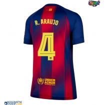 Ženski Nogometni dresi Barcelona Ronald Araujo #4 Domači 2025-26 Kratek Rokav